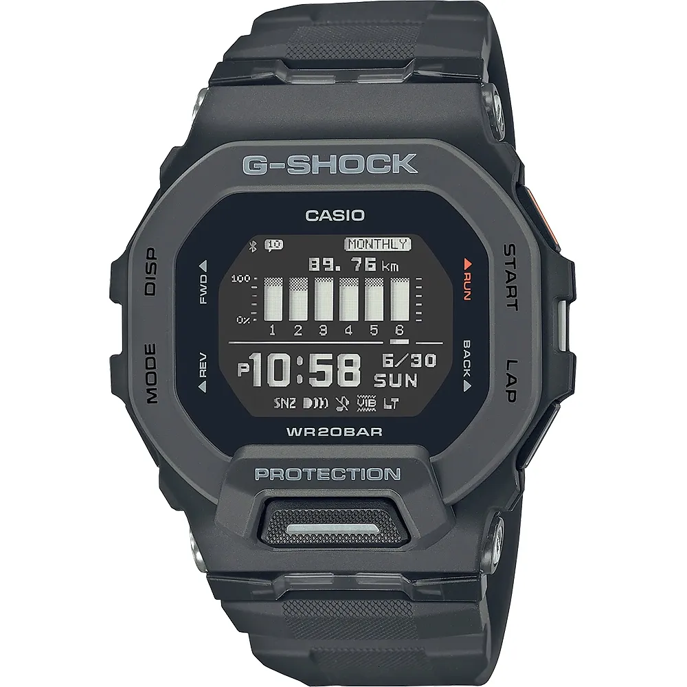 【CASIO 卡西歐】G-SHOCK 纖薄精巧 個性簡約 金屬質感 酷黑金 經典方型 GMD-S5600-1_40.5mm 歷史價格詳細信息