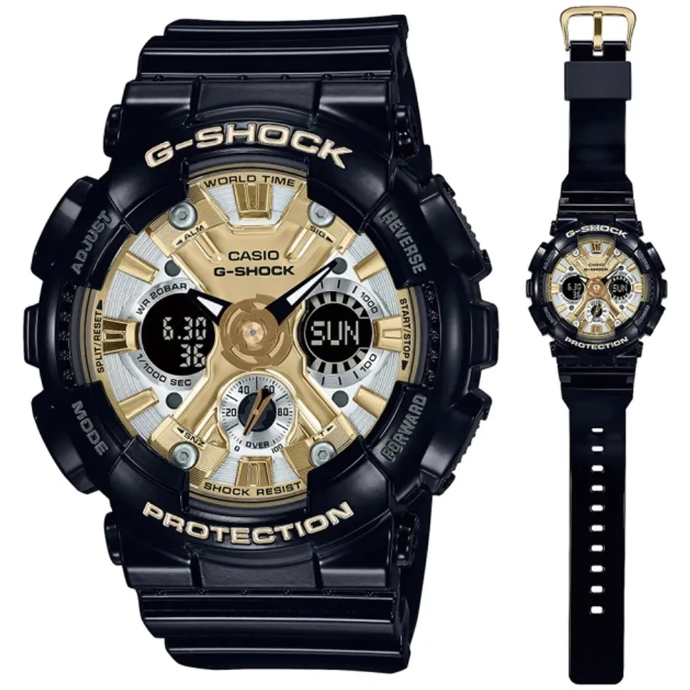 【CASIO G-SHOCK】金屬感太陽能方形電子腕錶-奢華金 歷史價格詳細信息