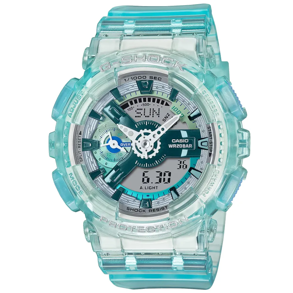 CASIO 卡西歐 G-SHOCK 虛擬藍系列 科技感雙顯錶 GA-900VB-1A 歷史價格詳細信息