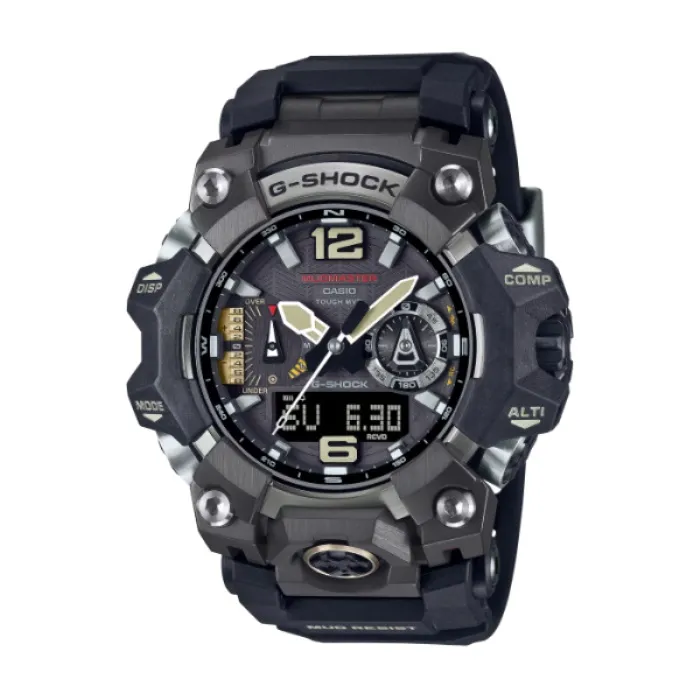 【CASIO】G-SHOCK MUDMASTER 極限冒險碳纖維四重感應器藍芽計步雙顯錶-極致黑GG-B100-1B 歷史價格詳細信息