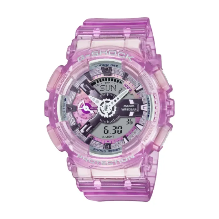 【G-SHOCK】CASIO 透明迷彩雙顯手錶 GA-100SKC-1A 現代鐘錶 歷史價格詳細信息