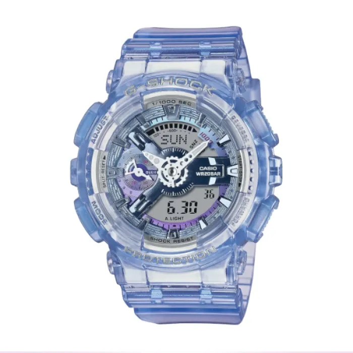 【G-SHOCK】CASIO 透明迷彩雙顯手錶 GA-100SKC-1A 現代鐘錶 歷史價格詳細信息