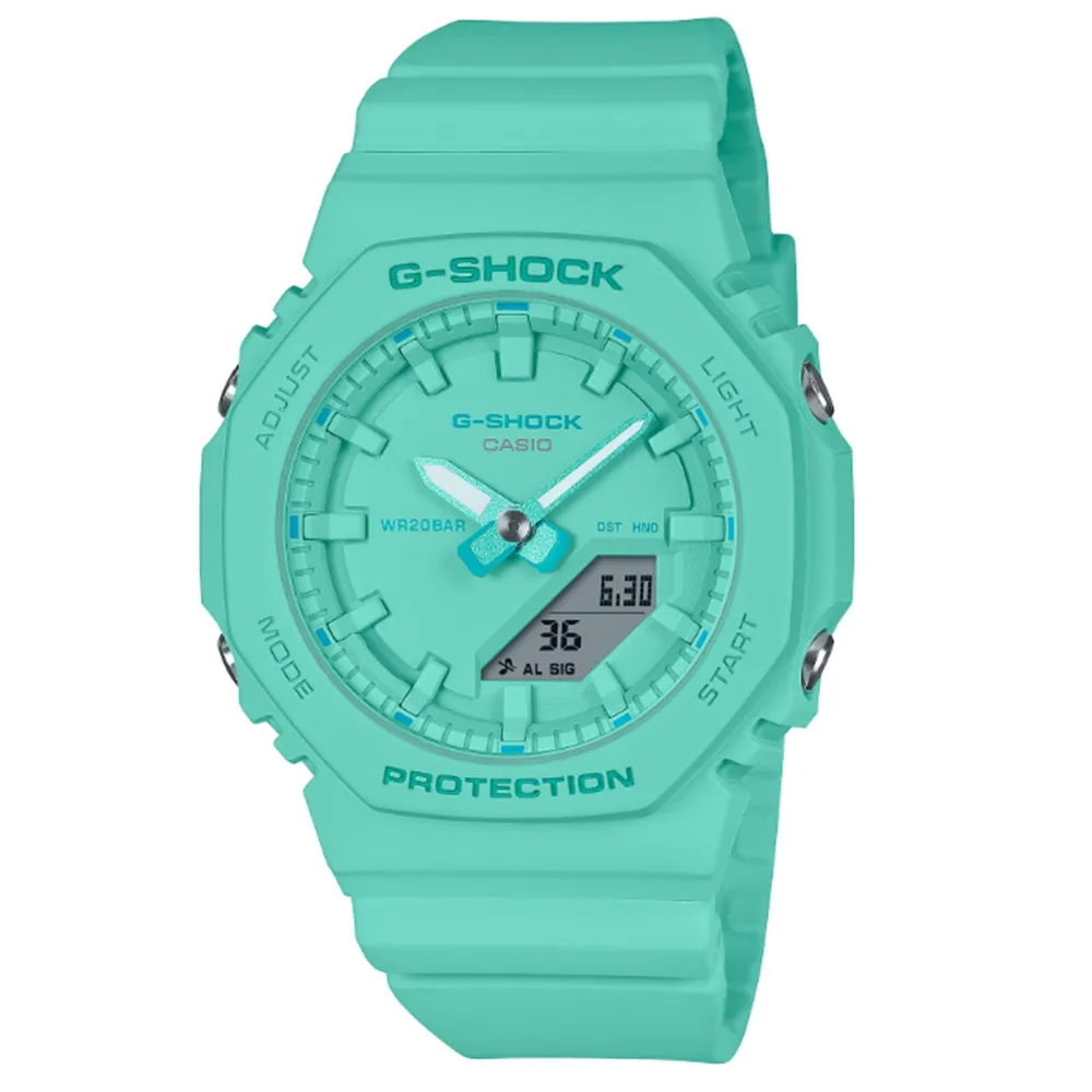 【CASIO 卡西歐】G-SHOCK Tone-on-Tone 百搭純白 同色時尚 八角形錶殼 GMA-P2100-7A_40.2mm 歷史價格詳細信息
