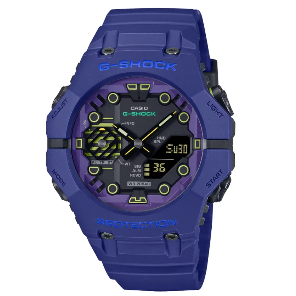CASIO卡西歐 G-SHOCK 藍牙連線 科幻宇宙雙顯腕錶 GA-B001CBR-2A 歷史價格詳細信息