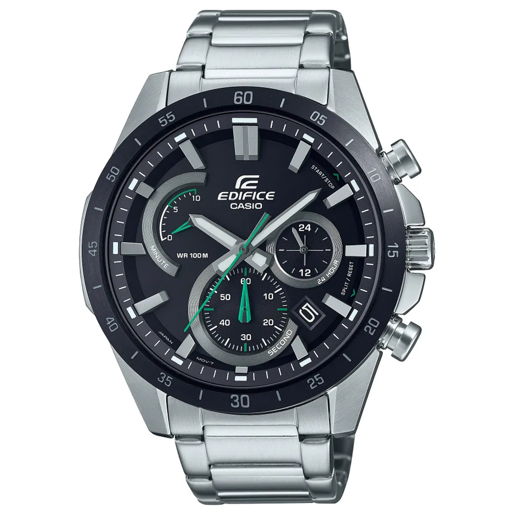 【CASIO】EDIFICE 簡約的經典計時碼腕錶 EFV-630D-1A 黑 台灣卡西歐公司貨 歷史價格詳細信息