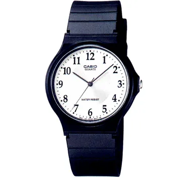 CASIO 超輕圓形數字錶(黑面黑圈白字) 歷史價格詳細信息