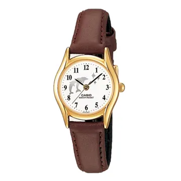 【CASIO】日系小鏡面典雅皮帶金框女錶-羅馬金面 (LTP-V004GL-9A)正版宏崑公司貨 歷史價格詳細信息