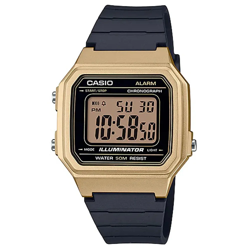 【CASIO】W-217HM-5A 經典造型數位顯示電子錶/男女通用/41mm/玫瑰金/公司貨【第一鐘錶】 歷史價格詳細信息