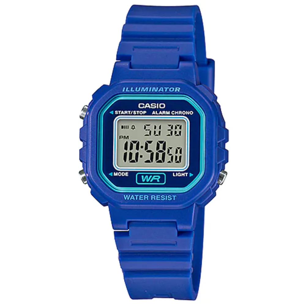 【CASIO】小巧復古文青風數字休閒腕錶-藍(LA-20WH-2A) 歷史價格詳細信息