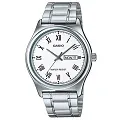 【CASIO】紳士星期日期顯示指針皮帶腕錶-黑(MTP-V006L-1B) 歷史價格詳細信息