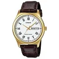 【CASIO】紳士星期日期顯示指針皮帶腕錶-黑(MTP-V006L-1B) 歷史價格詳細信息