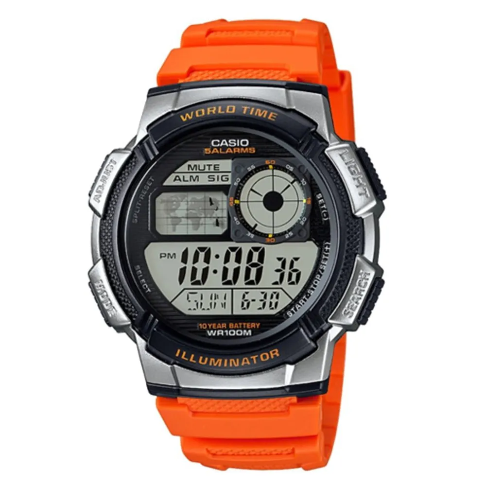 CASIO 10年電力運動數位潮流腕錶AE-1000W-4B 歷史價格詳細信息