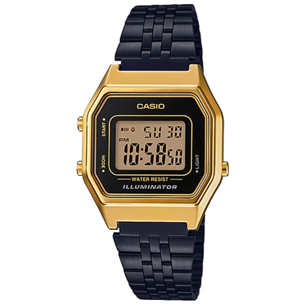 【CASIO】數位時代輕薄數位錶(金色) 歷史價格詳細信息
