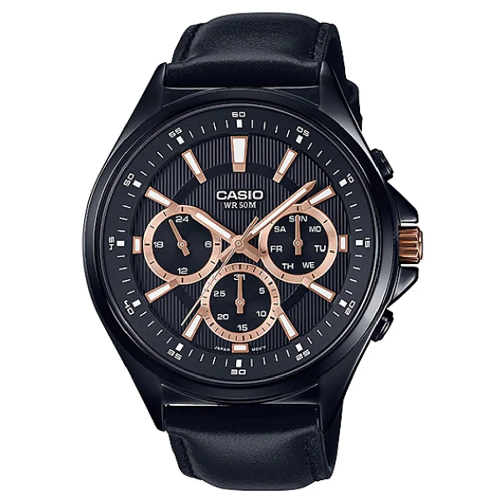 【CASIO】男士時尚金銀腕錶-白面(MTP-1253SG-7A)正版宏崑公司貨 歷史價格詳細信息