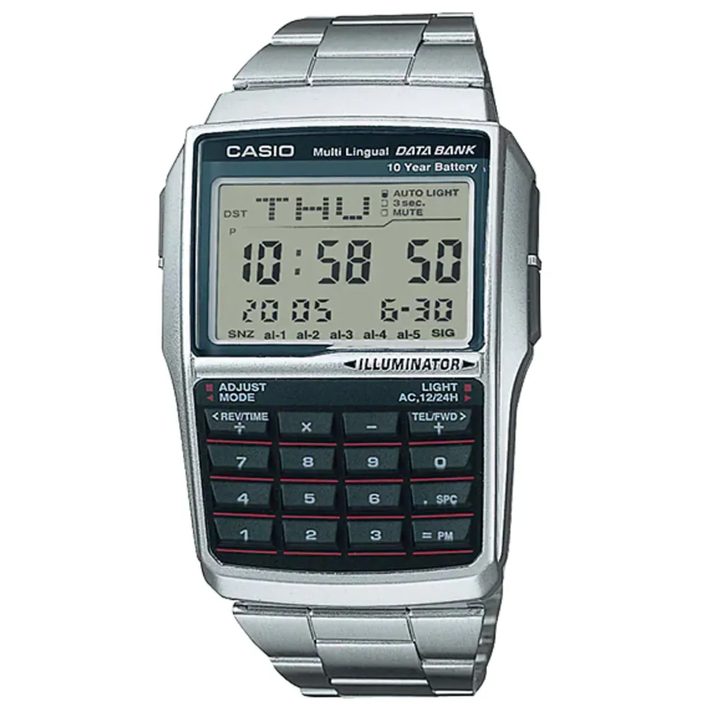 【CASIO】8位元復古計算機數位電子錶-銀 (DBC-611-1)正版宏崑公司貨 歷史價格詳細信息