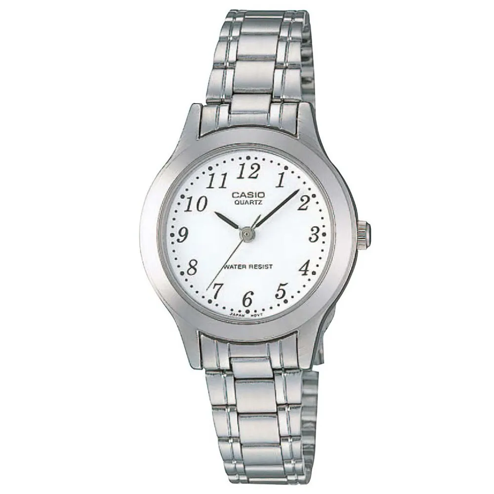 【CASIO】經典時尚指針真皮腕錶-數字銀面(LTP-V001L-7B)正版宏崑公司貨 歷史價格詳細信息