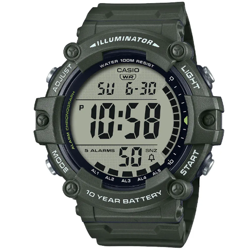 CASIO 10年電力電子錶款.防水100米、世界時間、計時碼錶AE-1300WH-1A2.AE-1300WH 歷史價格詳細信息