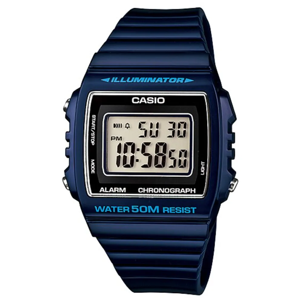CASIO 多彩繽紛大方數位錶-藍/W-215H-2A 歷史價格詳細信息