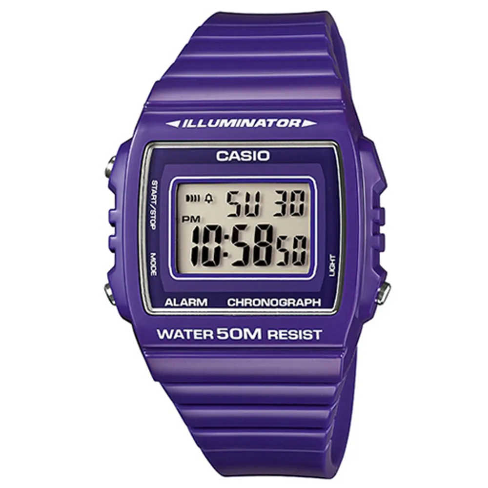 CASIO 多彩繽紛大方數位錶-藍/W-215H-2A 歷史價格詳細信息