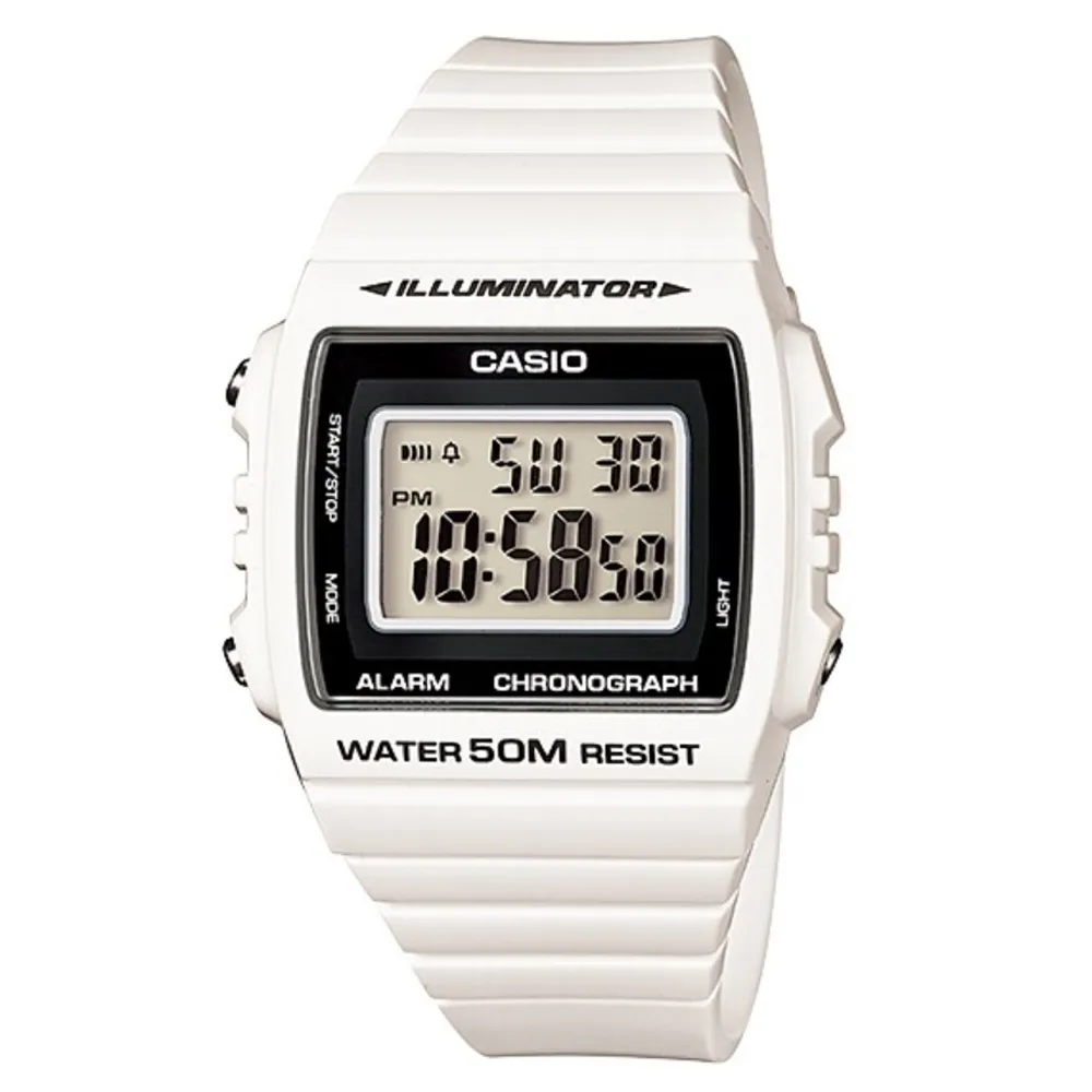 CASIO 多彩繽紛大方數位錶-藍/W-215H-2A 歷史價格詳細信息