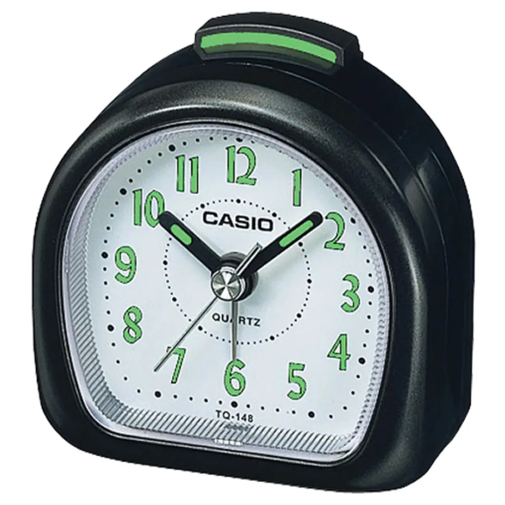 【CASIO】夜光數字圓形桌上型鬧鐘-白(TQ-228-7)正版宏崑公司貨 歷史價格詳細信息