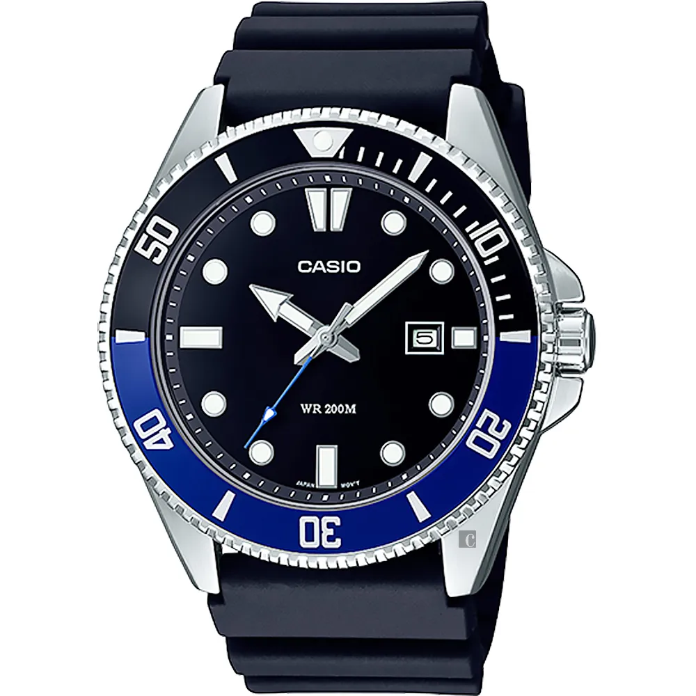 CASIO 新槍魚 MDV-107-1A3 潛水錶-紅藍槍魚+IP黑鋼帶 歷史價格詳細信息