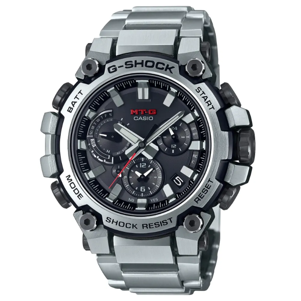 【CASIO卡西歐】MTG-B3000D-1A9創新剛毅風格太陽能金色離子鍍潮流腕表 50.9mm 歷史價格詳細信息