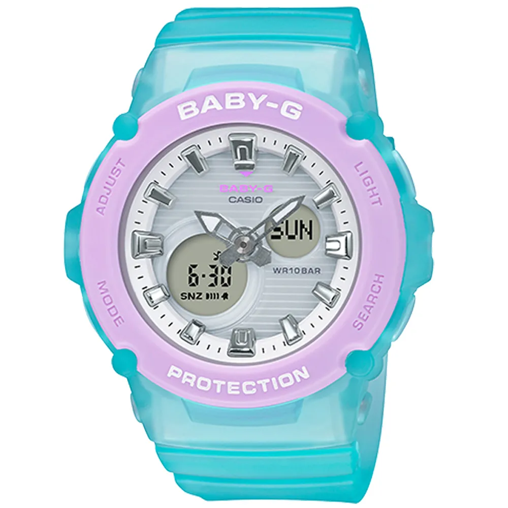 【CASIO】卡西歐 Baby-G 休閒金屬元素 BGA-280BA-7A 100米防水電子錶 雙顯運動錶 白/玫瑰金 歷史價格詳細信息