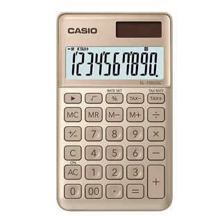 【CASIO】10位元璀璨晶耀攜帶型計算機-宇宙黑 (SL-1000SC-BK) 歷史價格詳細信息