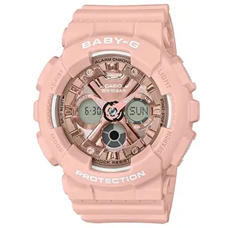 BABY-G 時尚全能三眼液晶雙顯錶-白X藍面(BA-130-7A2) 歷史價格詳細信息