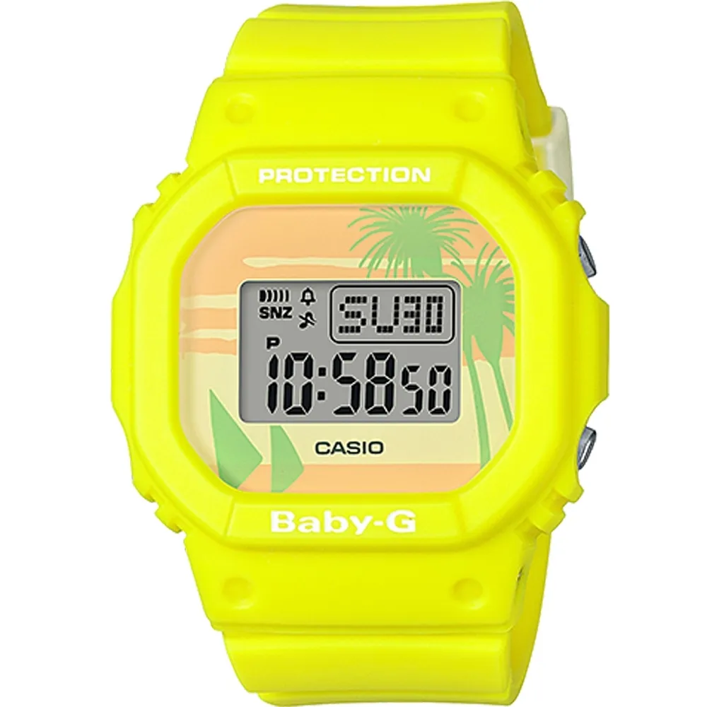 【CASIO】BABY-G 海灘概念風格休閒運動錶 藍X黑框 BGA-225G-2A 台灣卡西歐保固一年 歷史價格詳細信息