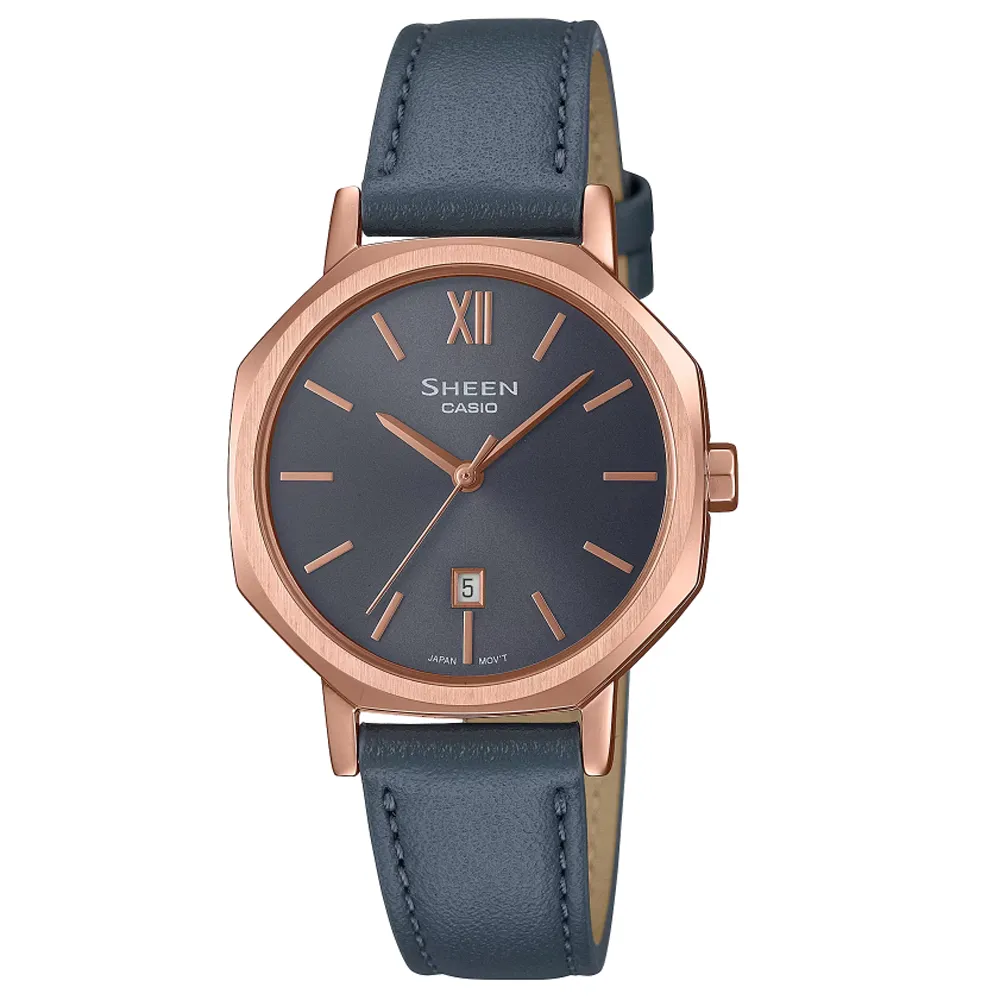 【CASIO 】SHEEN 耀眼奢華水晶點綴錶圈日期顯示藍寶石水晶玻璃腕錶-白面(SHE-4556PG-7A)正版公司貨 歷史價格詳細信息