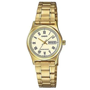 【CASIO】都會淑女時尚簡約不鏽鋼腕錶-白(LTP-V002D-7A) 歷史價格詳細信息