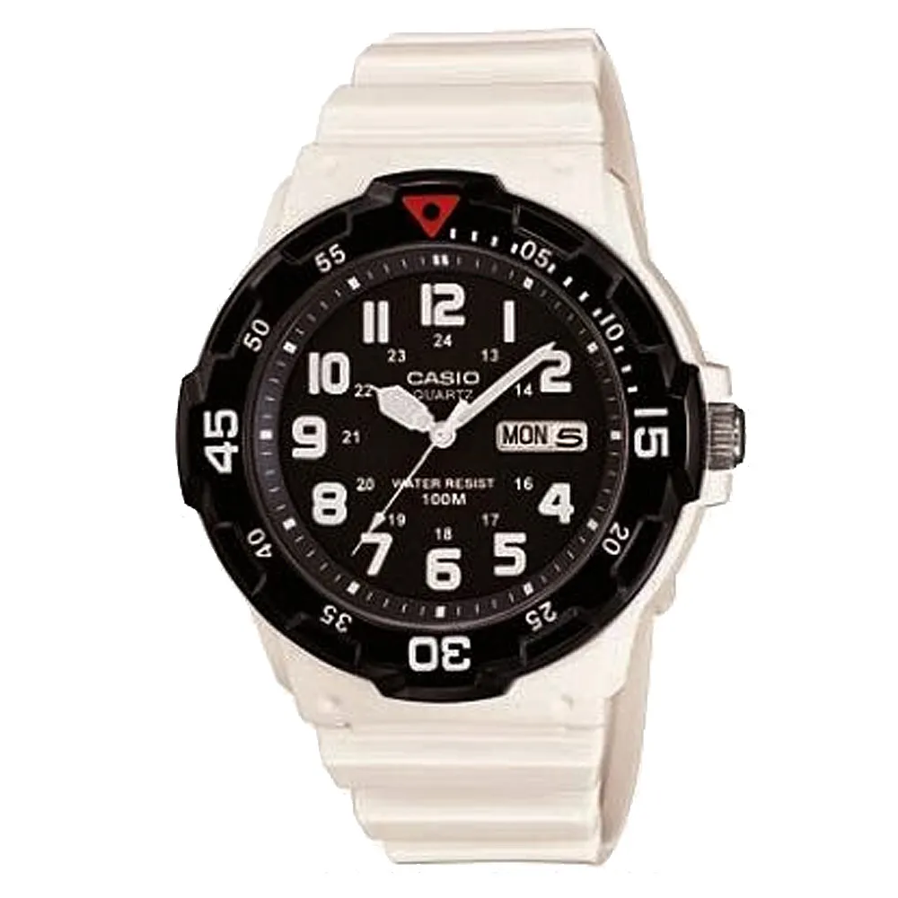 CASIO 潛水風格潮流指針錶-紅x黑/44.6mm 歷史價格詳細信息