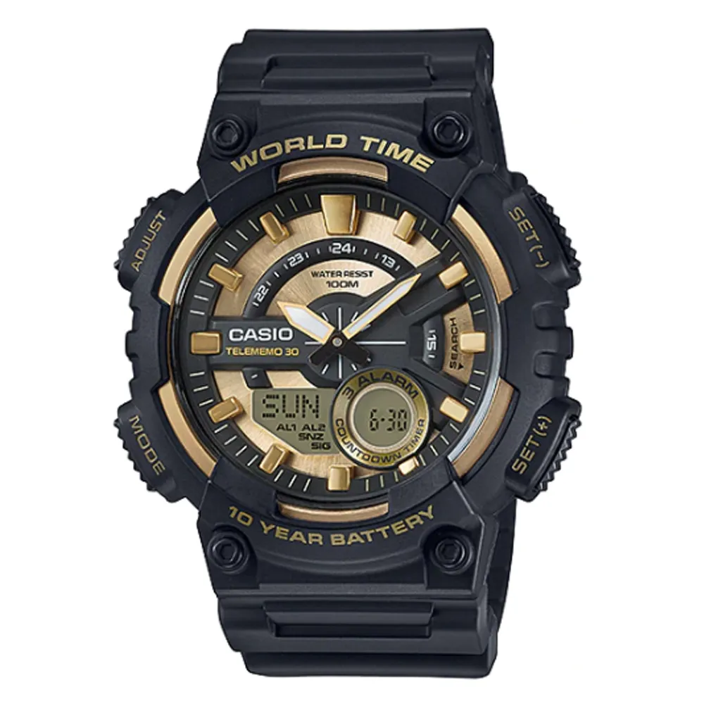 【CASIO 】潮流復古雙顯指針錶(白) 歷史價格詳細信息