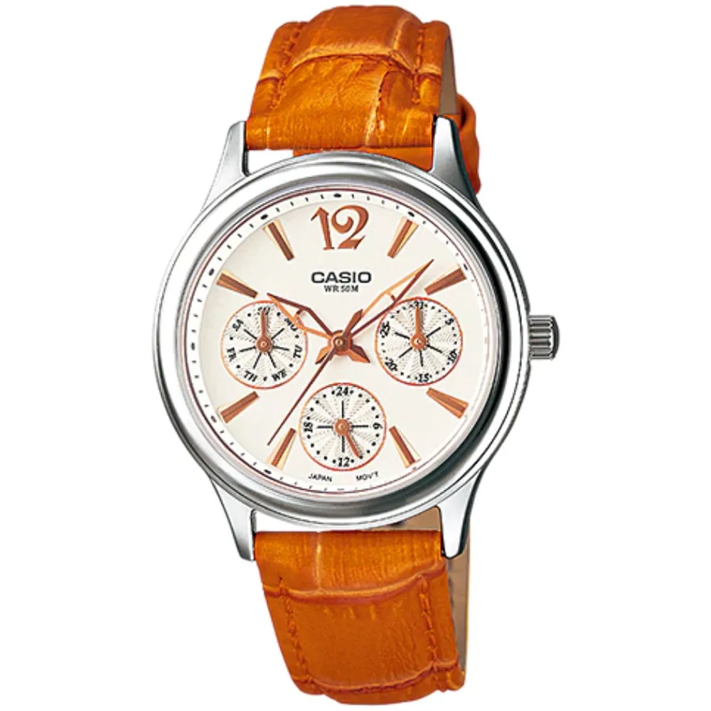 【CASIO】秋冬雅致熟女指針皮帶錶- 淺棕 (LTP-2085L-5A) 歷史價格詳細信息