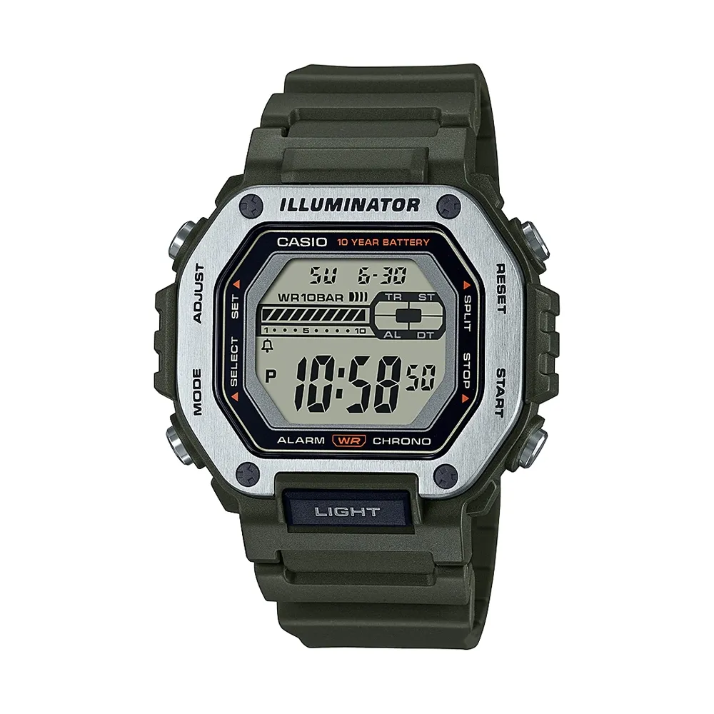 【CASIO】MWD-110H-1AV 10年電力電子錶款/經典百搭/男女通用款/47mm【第一鐘錶】 歷史價格詳細信息