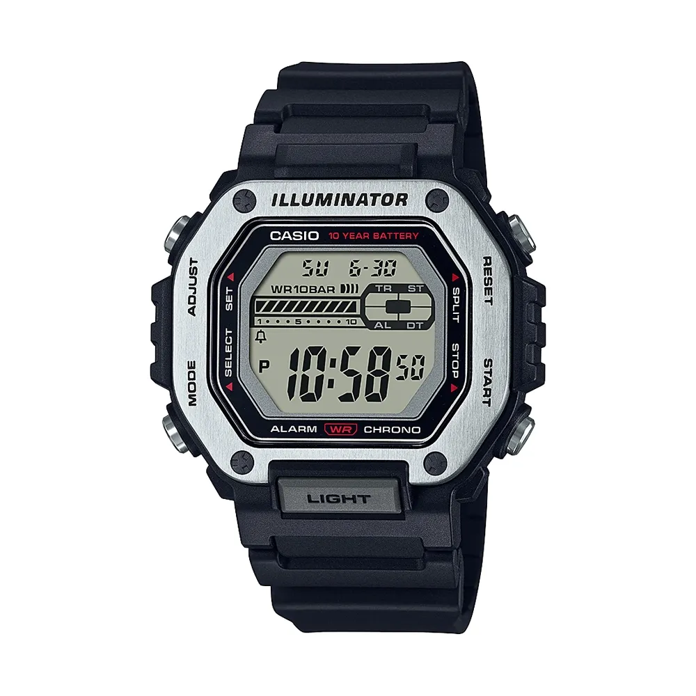 【CASIO】MWD-110H-1AV 10年電力電子錶款/經典百搭/男女通用款/47mm【第一鐘錶】 歷史價格詳細信息