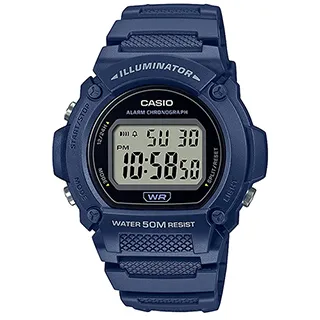 CASIO 沉穩色調圓型錶殼設計電子錶 (W-219H-8B)灰黑X黑面 歷史價格詳細信息