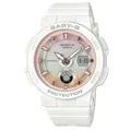 【CASIO】BABY-G 夏天女孩陽光休閒錶-藍x白框(BGA-250-7A3) 歷史價格詳細信息