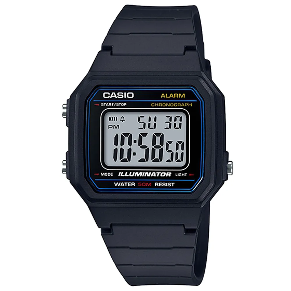 【CASIO】電力"十"足黑極數位電子錶-金面(W-800HG-9A)正版宏崑公司貨 歷史價格詳細信息