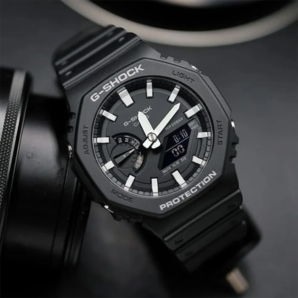 CASIO G-SHOCK 極簡風防水200米計時錶/灰/GA-2110ET-8A 歷史價格詳細信息
