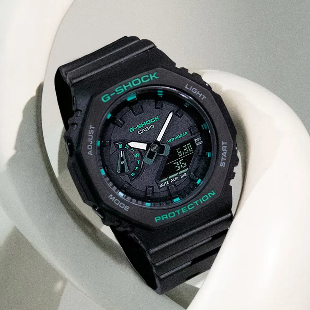 G-SHOCK / GMA-S2100GA-3A / 卡西歐 CASIO [ 官方直營 ] 纖薄精巧指針數位 歷史價格詳細信息