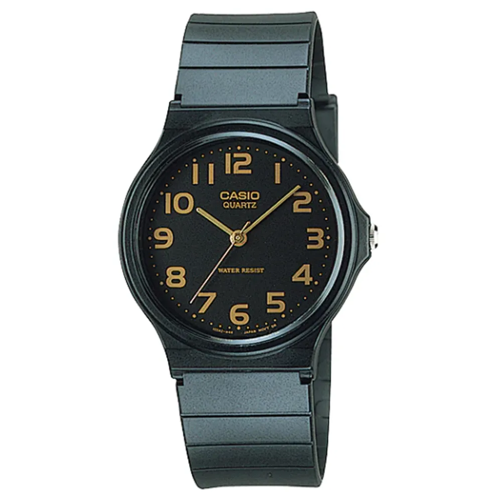 CASIO 超輕圓形數字錶(黑面金色丁字) 歷史價格詳細信息