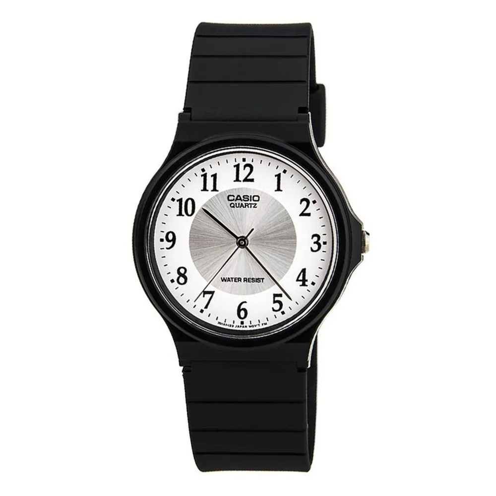 CASIO 超輕圓形數字錶(黑面黑圈白字) 歷史價格詳細信息
