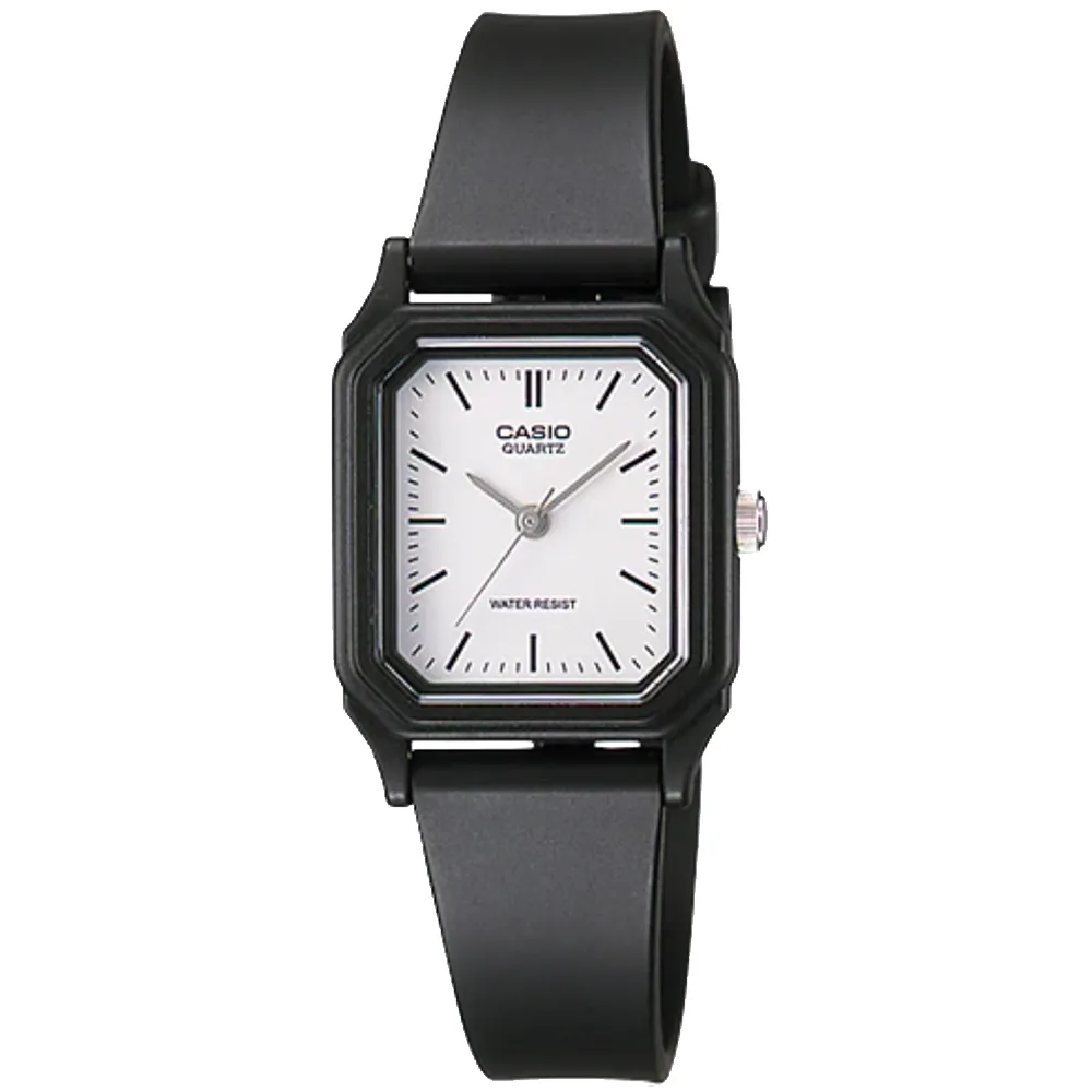【CASIO】簡潔超薄方型錶-數字白面 (LQ-142-7B) 歷史價格詳細信息