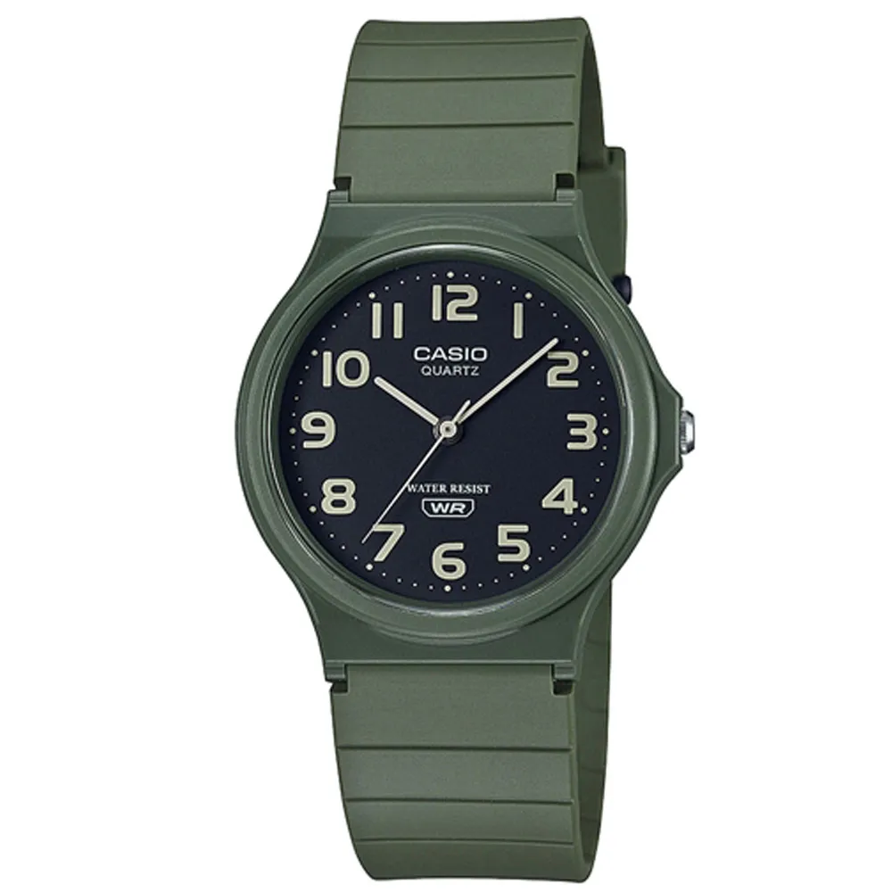 CASIO 超輕巧休閒時尚大地色系列圓形數字錶-米白 (MQ-24UC-8B) 歷史價格詳細信息