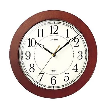 【CASIO】木紋質感圓形掛鐘(IQ-126-5)正版宏崑公司貨 歷史價格詳細信息
