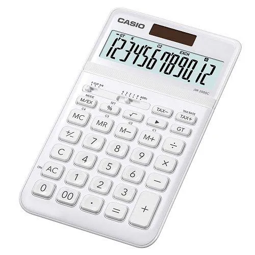 【CASIO】12位元璀璨晶耀桌上型計算機-宇宙黑 (JW-200SC-BK) 歷史價格詳細信息