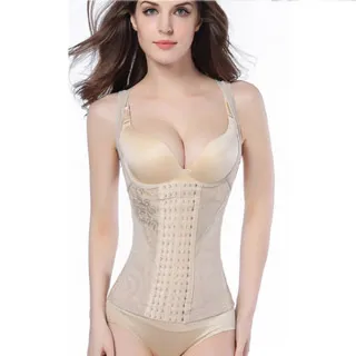 狐狸姬，塑身衣靜清雙肩六排勾透氣修飾塑身衣(M-3XL) 歷史價格詳細信息